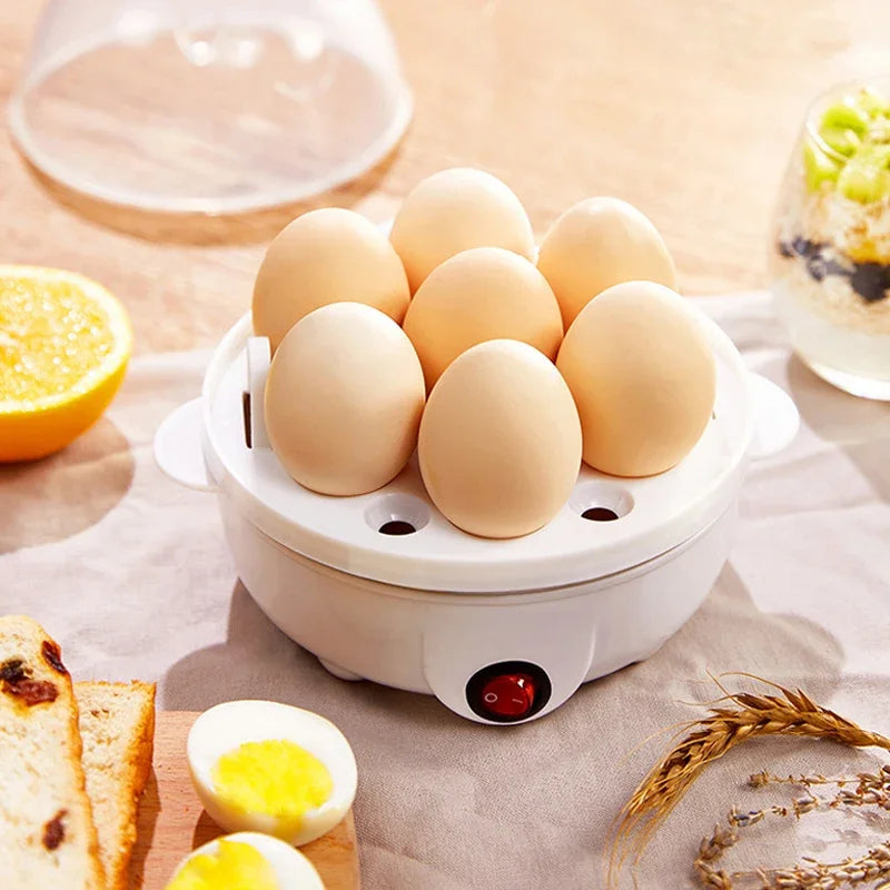Cozedor de Ovos Portátil Elétrico Cozinha á Vapor