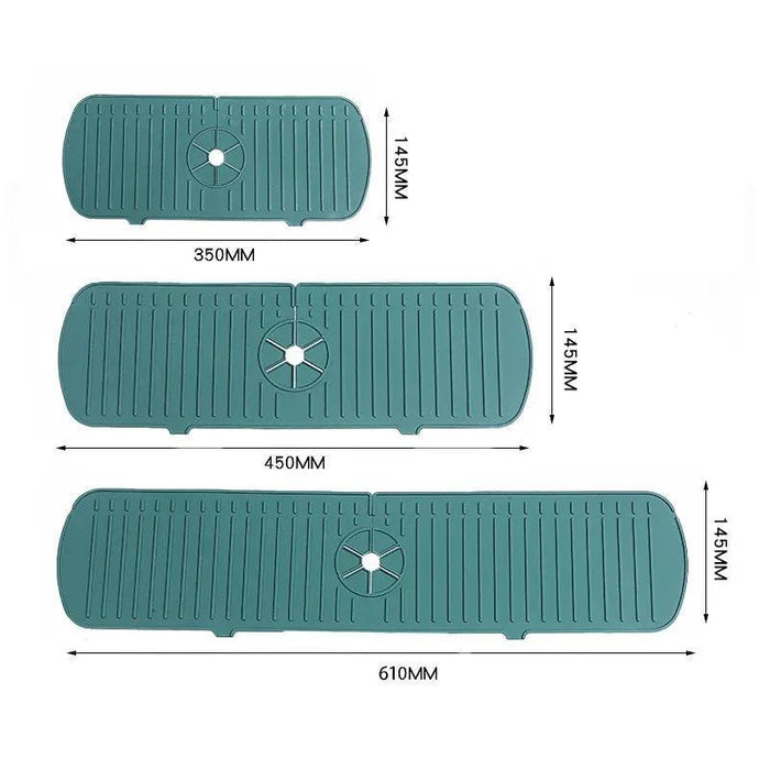 Tapete Absorvente para Torneira de Cozinha Vivelle, feito em microfibras de silicone, proteção contra umidade e respingos, design moderno e durável